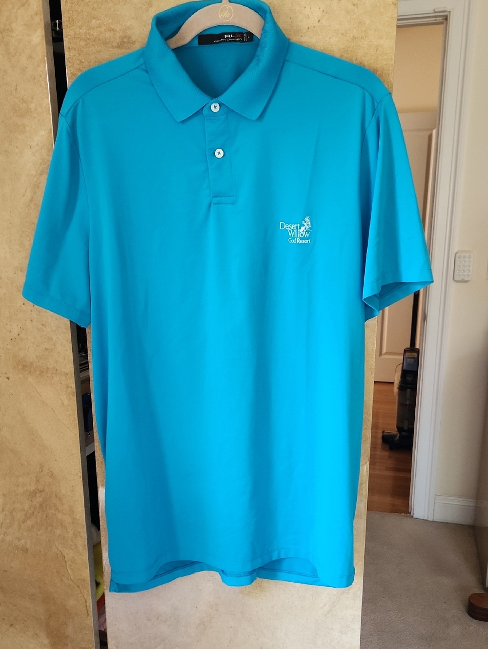Men's by RLX Ralph Lauren Men's Turquoise Polo Shirt